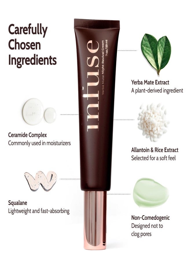 Infuse Peptide Night Cream for Mature Skin 40+ | Overnight Deep Hydration & Repair | Non-Greasy Formula to Fortify Skin Barrier and Enduring Strength - Image 2